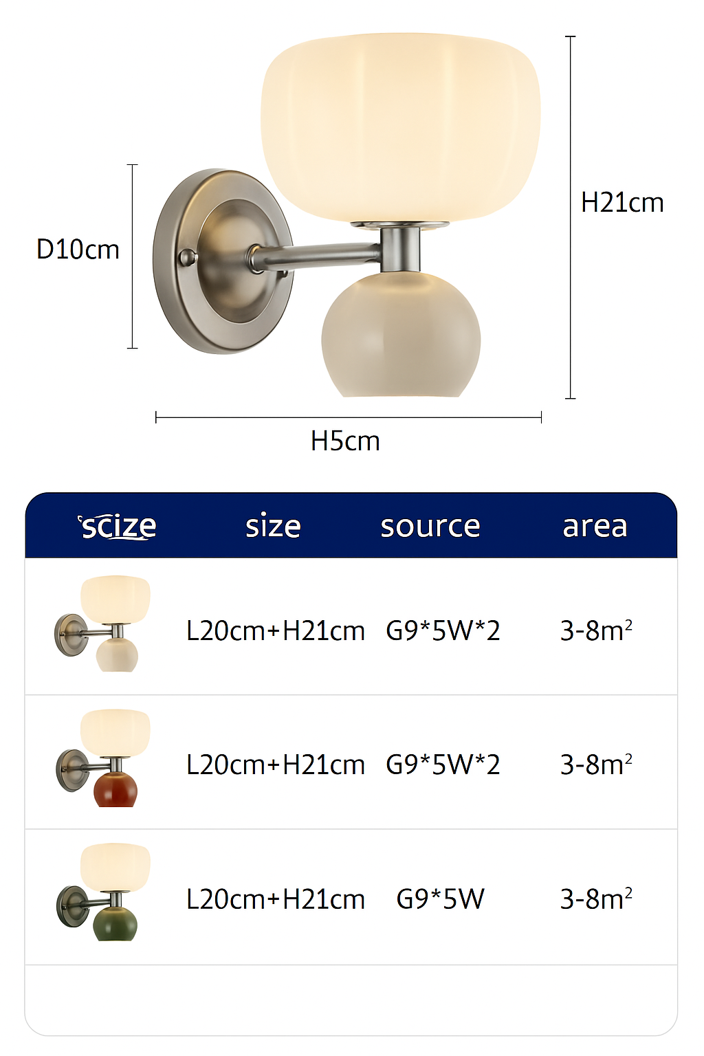 applique murale led moderne pour éclairage intérieur élégant - vue 4 sur 9