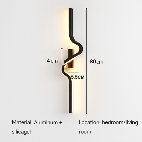 applique murale led moderne pour intérieur design élégant