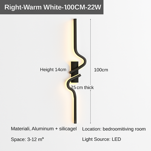 applique murale led moderne pour intérieur design élégant