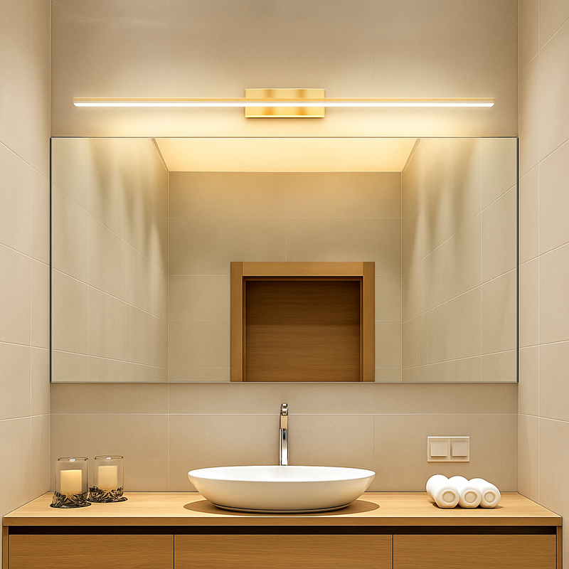 applique murale led moderne pour salle de bain et miroir