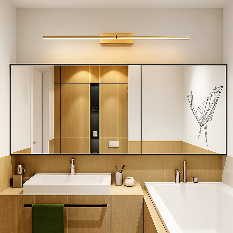 applique murale led moderne pour salle de bain et miroir