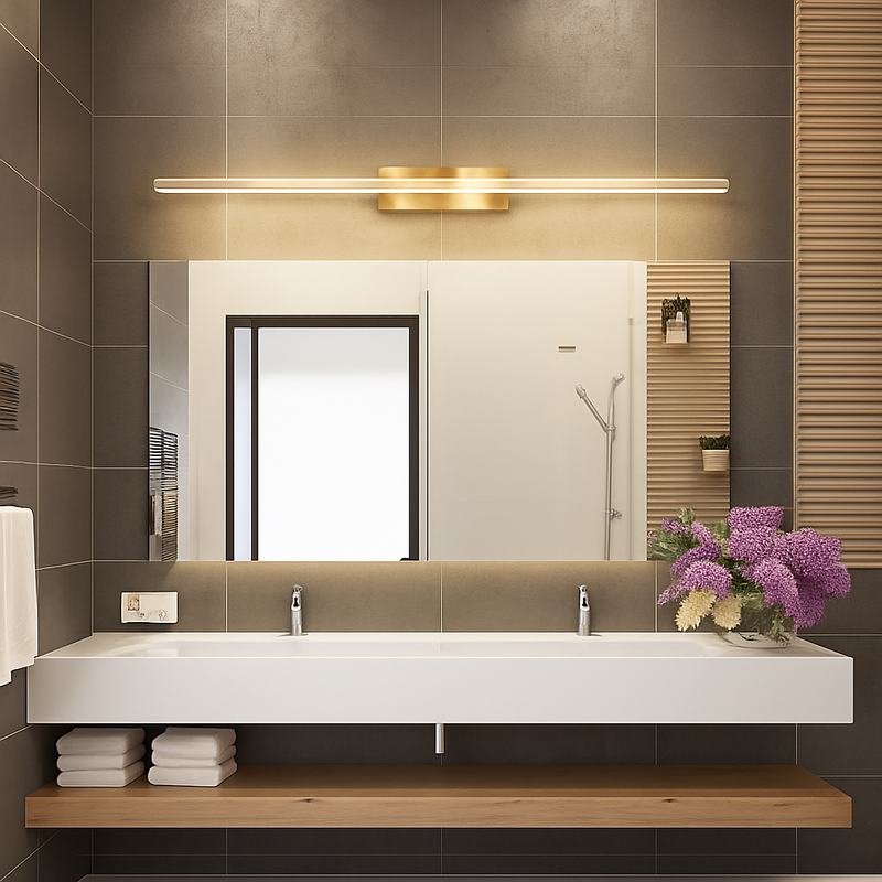 applique murale led moderne pour salle de bain et miroir