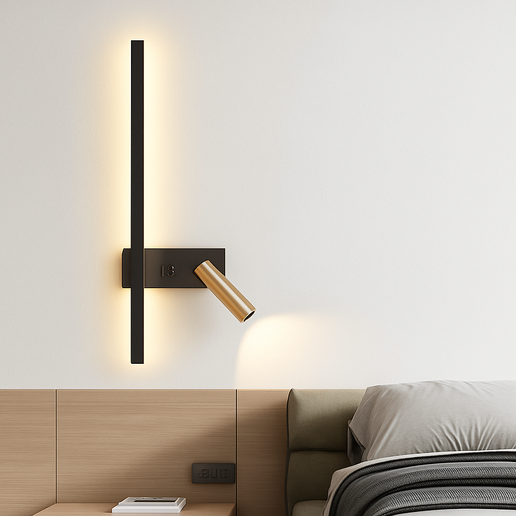 applique murale led moderne réglable pour décoration intérieure - vue 4 sur 9