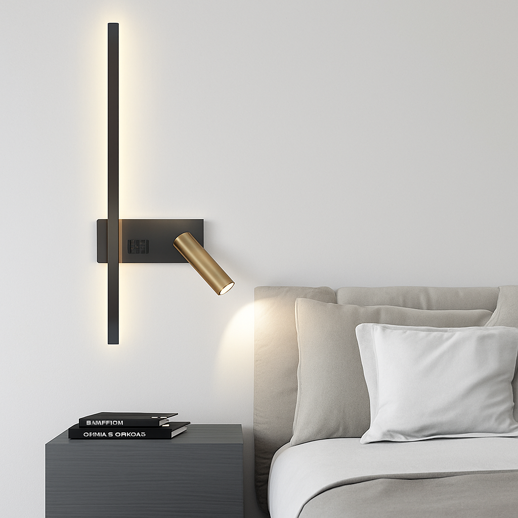 applique murale led moderne réglable pour décoration intérieure - vue 5 sur 9