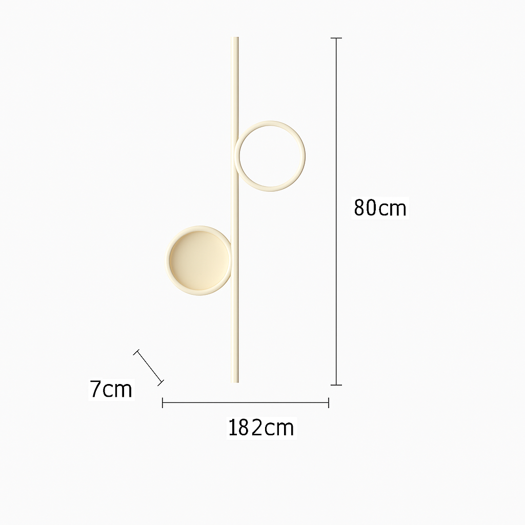 applique murale led moderne simple créativité nordique personnalisée - vue 14 sur 18