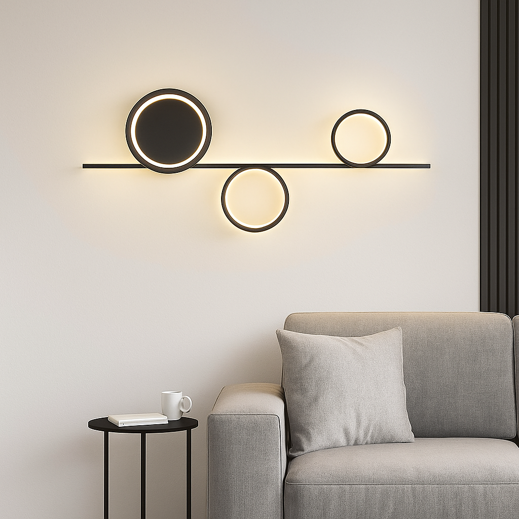 applique murale led moderne simple créativité nordique personnalisée - vue 5 sur 18