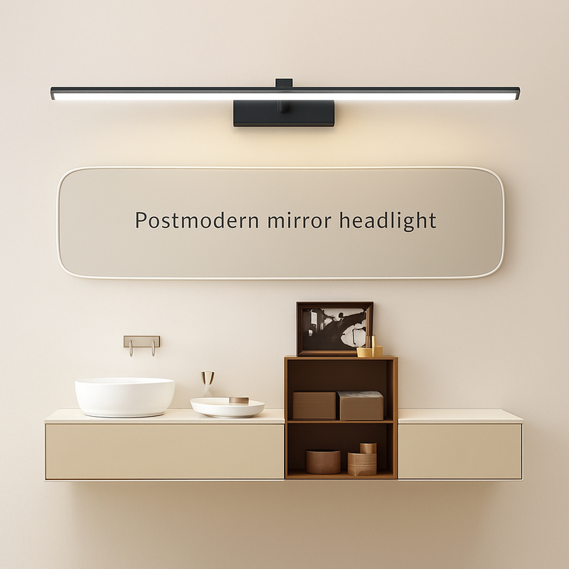 applique murale led moderne trois couleurs éclairage aluminium pour maquillage