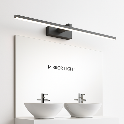 applique murale led moderne trois couleurs éclairage aluminium pour maquillage