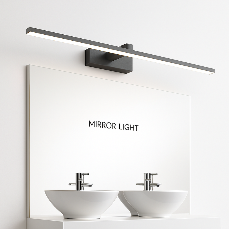 applique murale led moderne trois couleurs éclairage aluminium pour maquillage