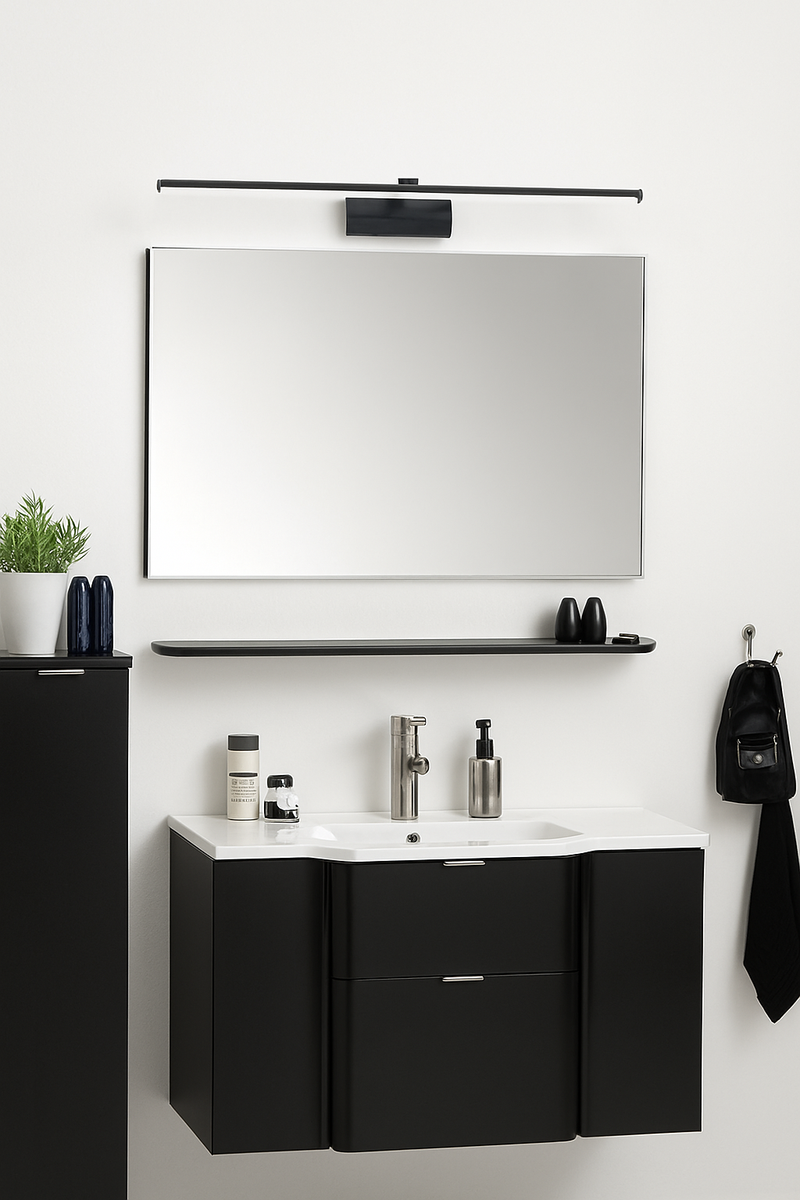 applique murale led moderne trois couleurs éclairage aluminium pour maquillage