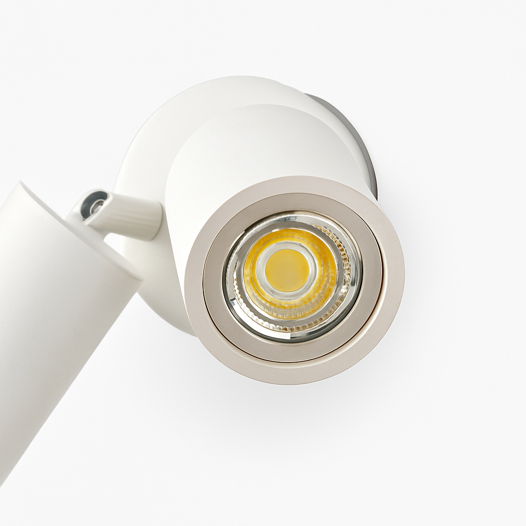 applique murale led nordique double tête rotative pour lecture et étude - vue 7 sur 10