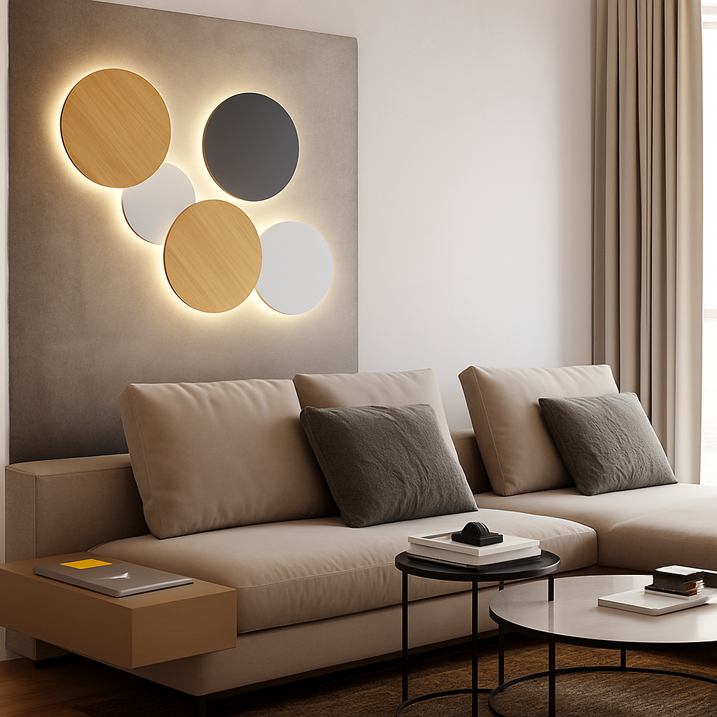 Applique murale LED ronde Eclipse (à l'unité) - vue 7 sur 10
