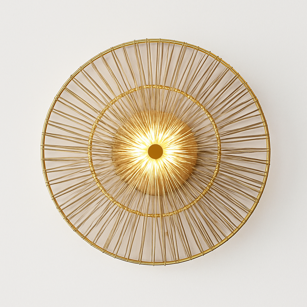 applique murale led ronde en verre pour intérieur moderne - vue 4 sur 6
