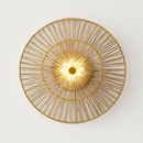 applique murale led ronde en verre pour intérieur moderne