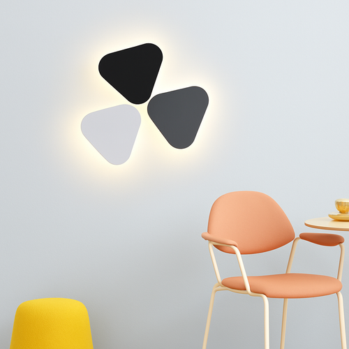 applique murale led tactile nordique simple loft décor - vue 3 sur 22
