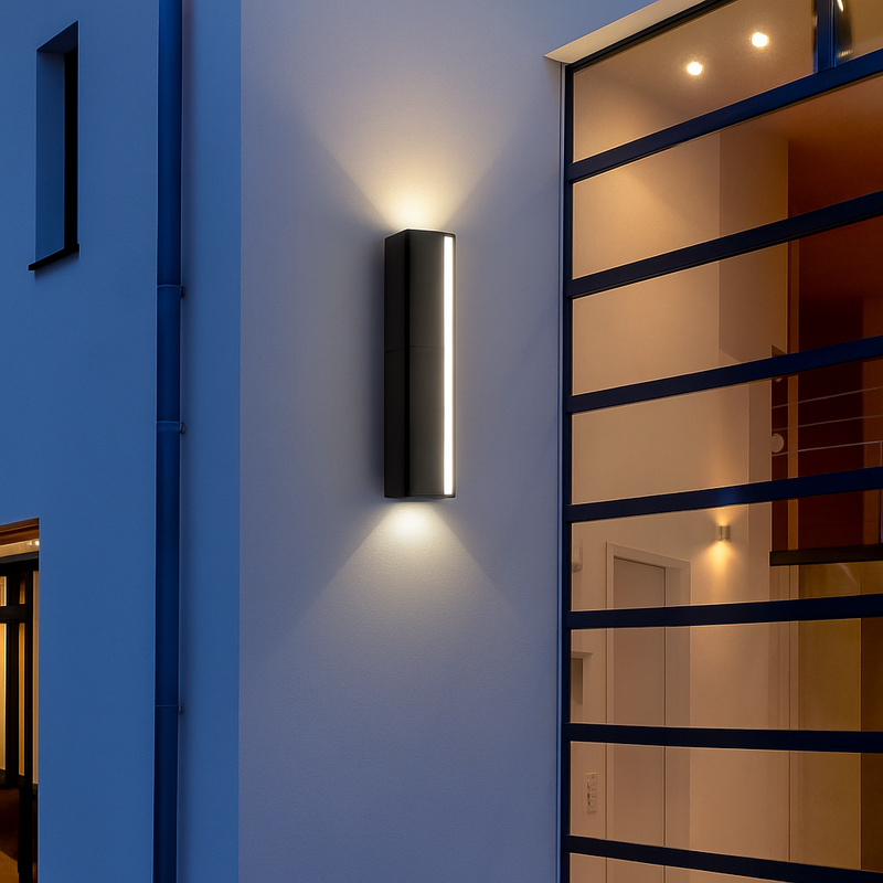 applique murale led étanche pour extérieur en aluminium