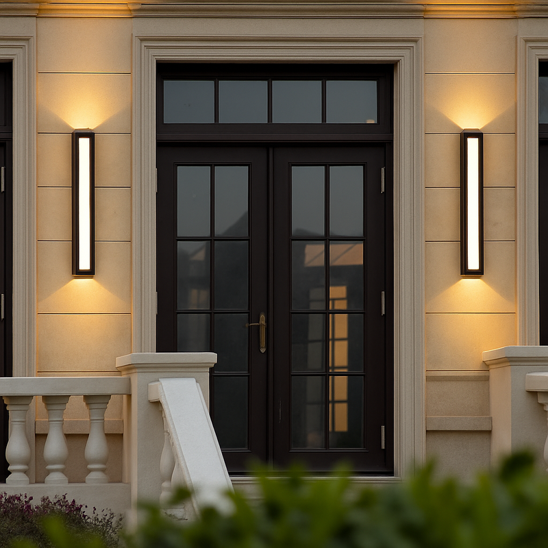 applique murale led étanche pour extérieur en aluminium