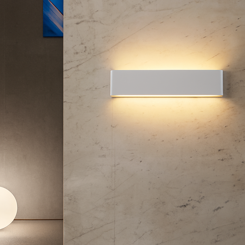 applique murale led étanche pour extérieur en aluminium - vue 5 sur 13