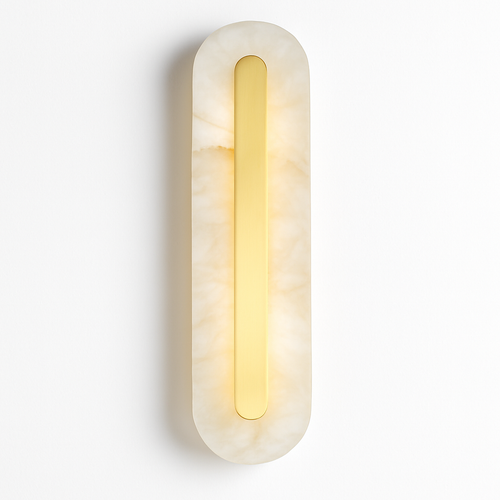 applique murale luxe en cuivre et marbre moderne