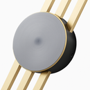 applique murale minimaliste en laiton led atmosphère