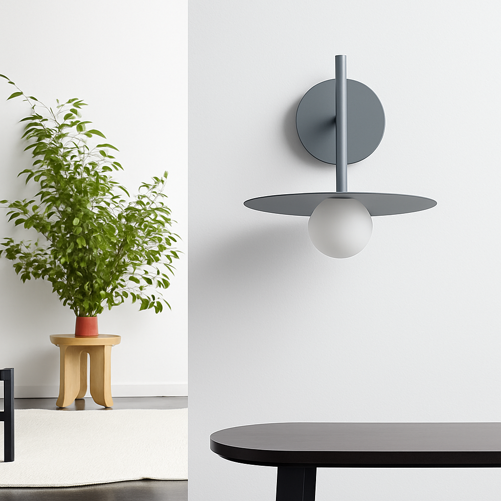applique murale minimaliste à led style industriel rétro - vue 6 sur 12