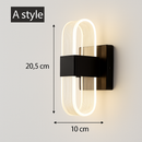 applique murale moderne en acrylique design nordique led décorative
