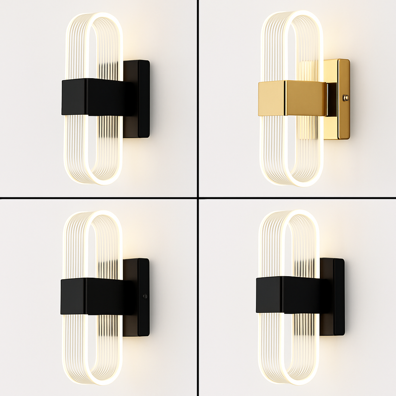 applique murale moderne en acrylique design nordique led décorative