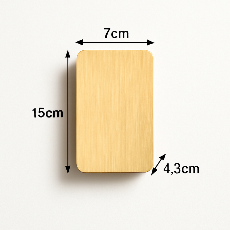 applique murale moderne en aluminium brossé pour éclairage intérieur