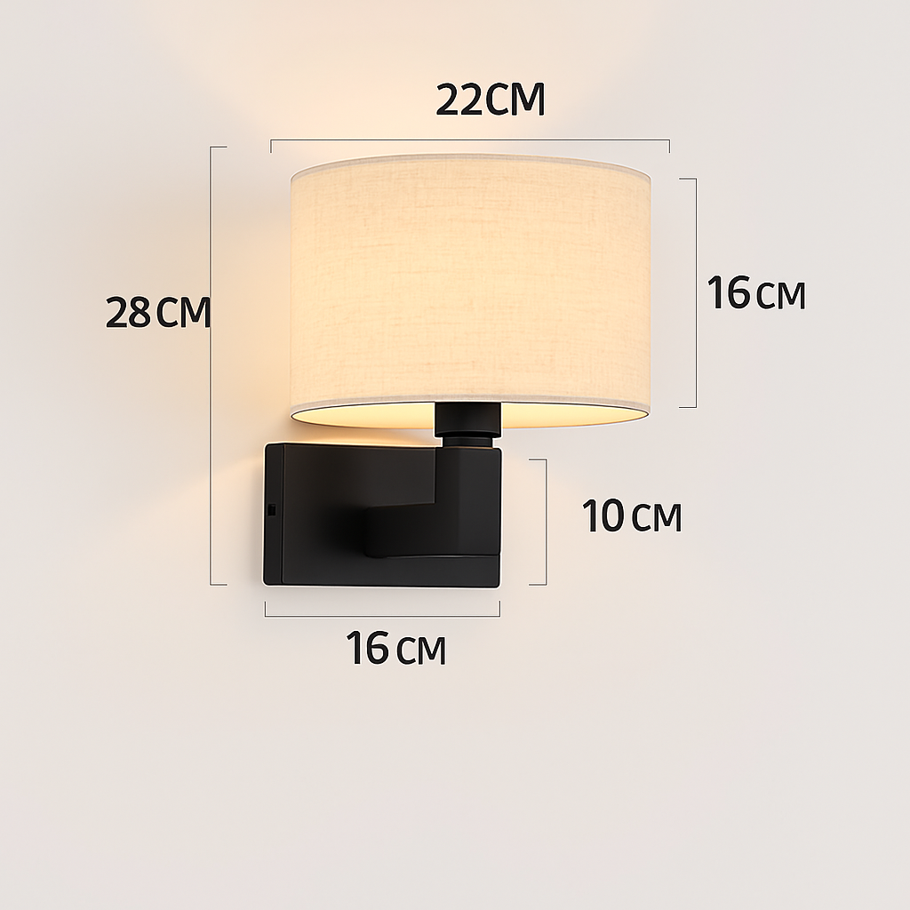 Applique murale moderne en tissu - vue 21 sur 21