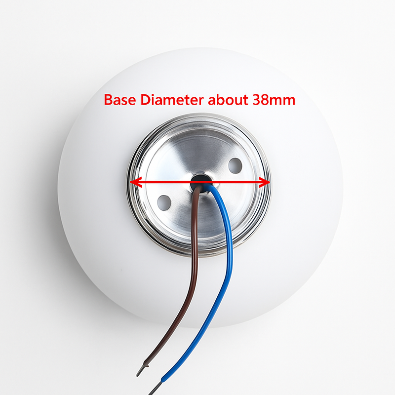 applique murale moderne en verre blanc pour divers espaces