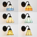 applique murale moderne en verre minimaliste avec éclairage LED