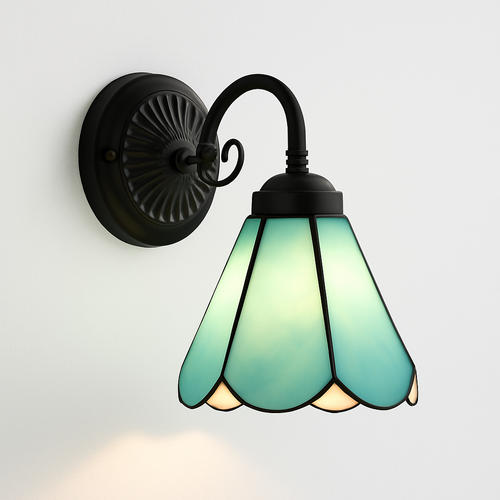 applique murale moderne en verre minimaliste avec éclairage LED - vue 12 sur 15