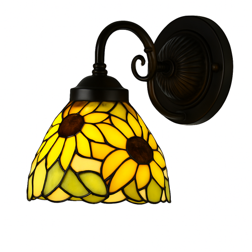 applique murale moderne en verre minimaliste avec éclairage LED - vue 2 sur 15