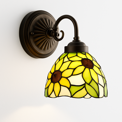 applique murale moderne en verre minimaliste avec éclairage LED - vue 8 sur 15