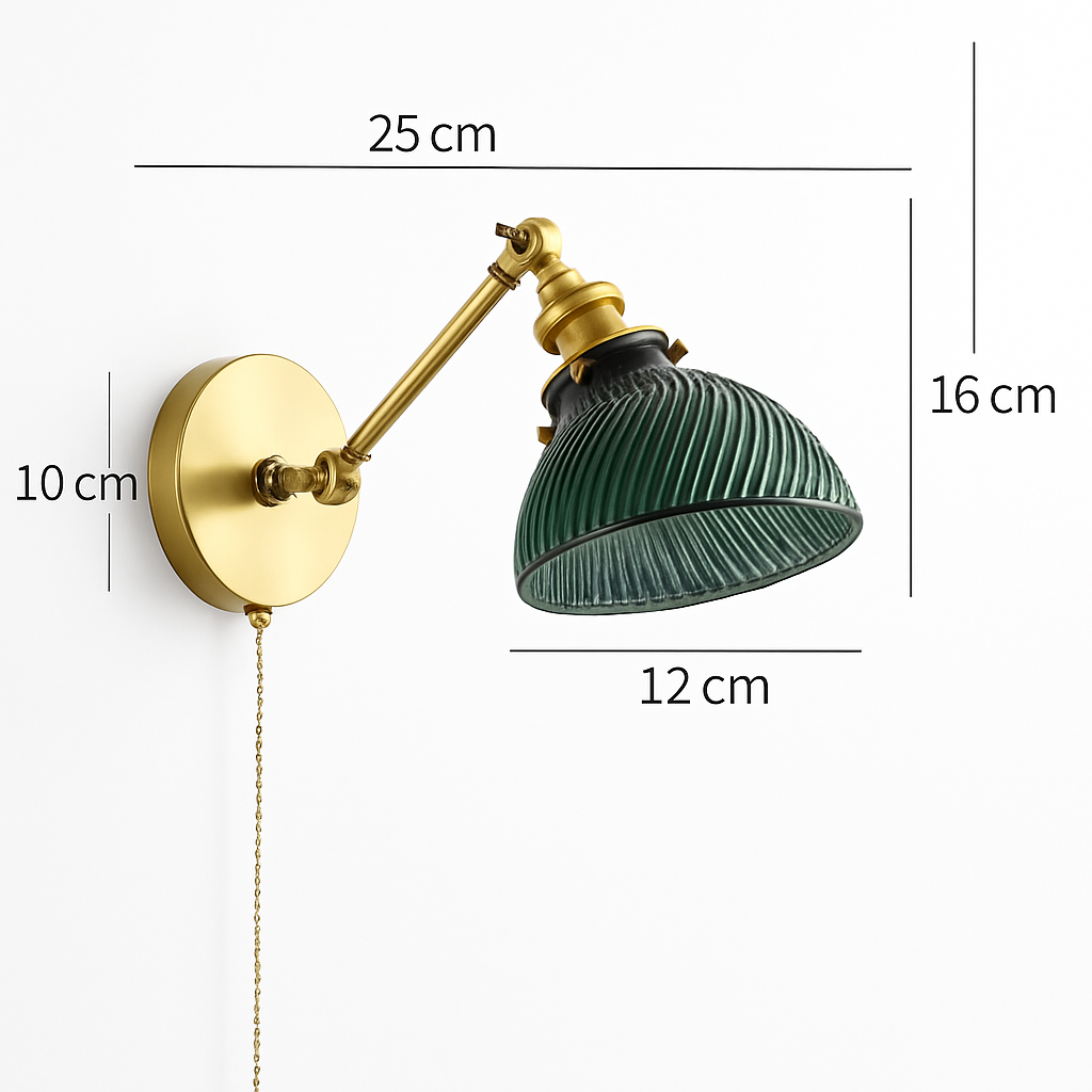 Applique murale moderne LED avec chaîne et interrupteur - vue 14 sur 23