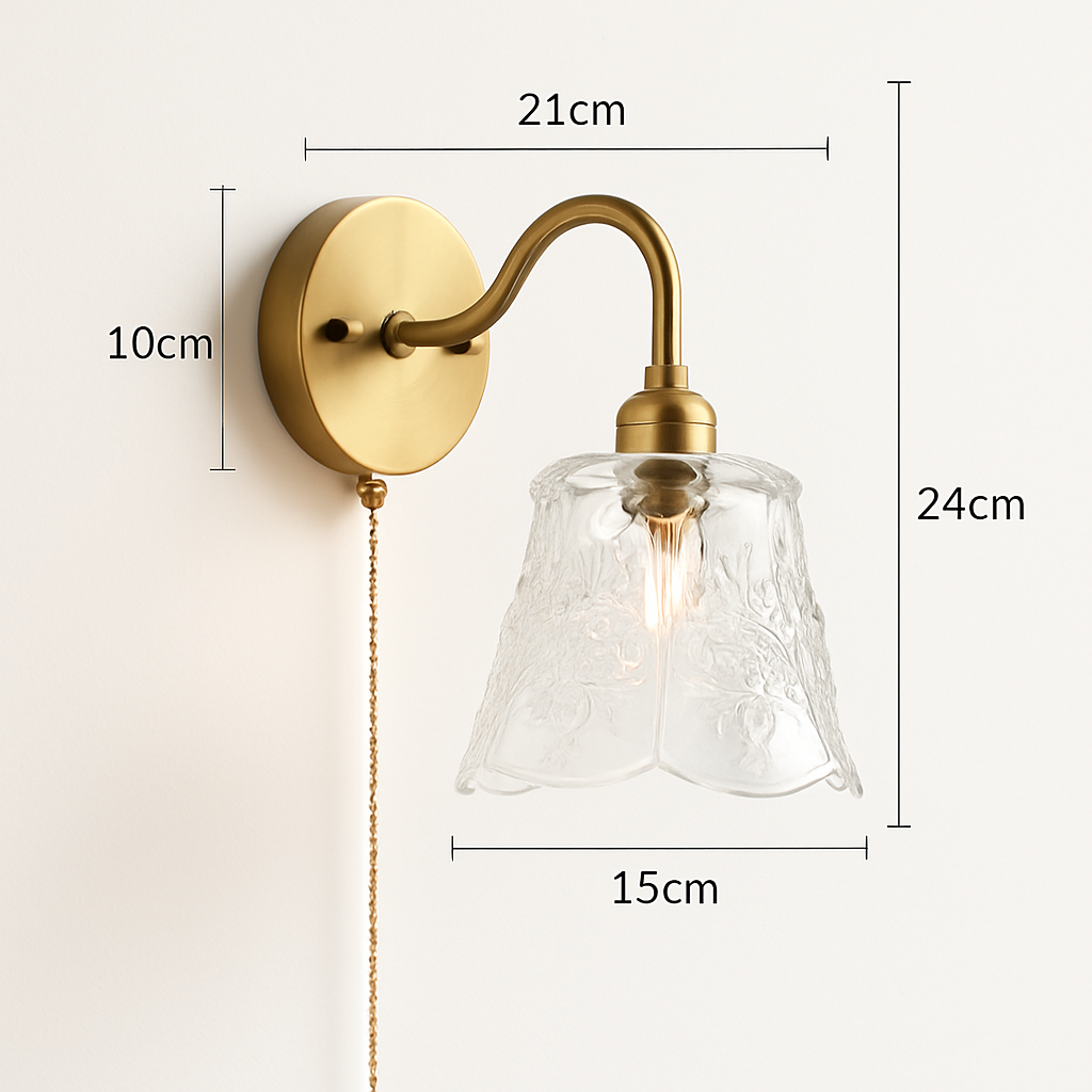 Applique murale moderne LED avec chaîne et interrupteur - vue 16 sur 23
