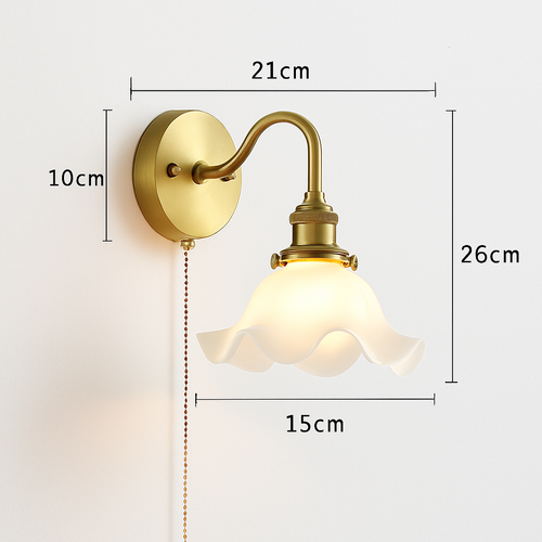 Applique murale moderne LED avec chaîne et interrupteur - vue 24 sur 23
