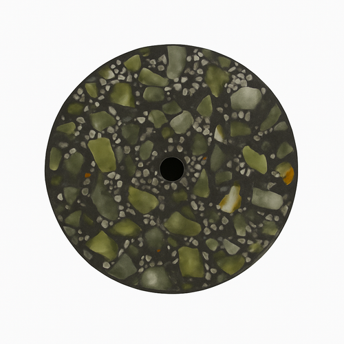 Applique murale moderne LED circulaire style carrelage Ezra - vue 8 sur 9