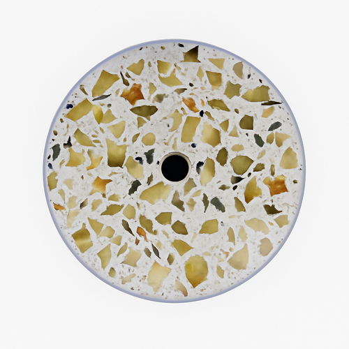 Applique murale moderne LED circulaire style carrelage Ezra - vue 9 sur 9