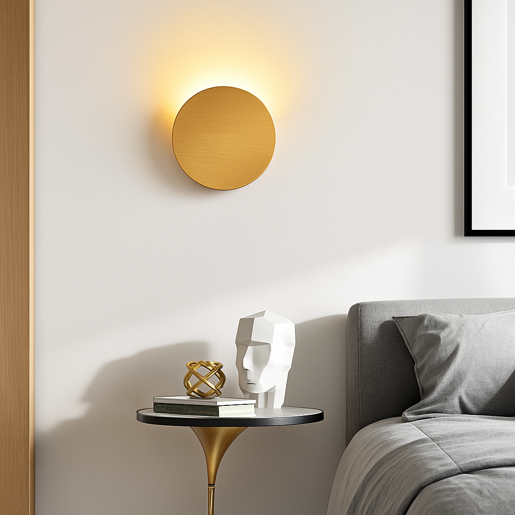 Applique murale moderne LED en forme de lune Moon - vue 3 sur 11