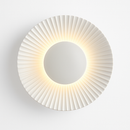 Applique murale moderne LED forme de soleil métallique Hasna