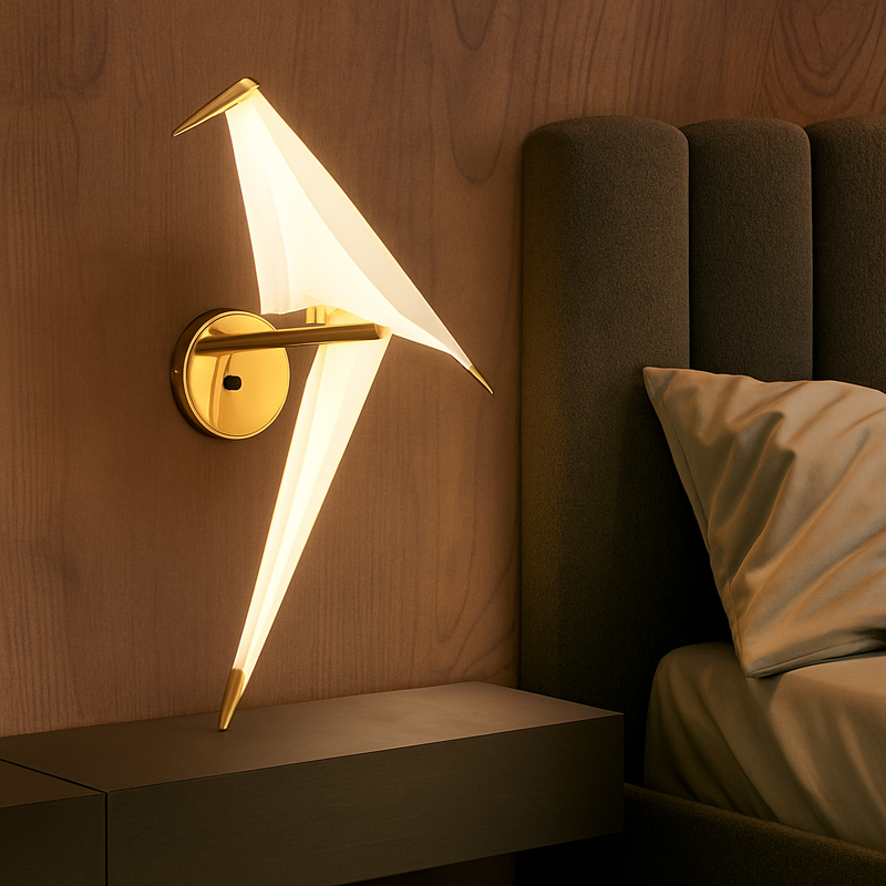 Modern Bird Design Wall Sconce