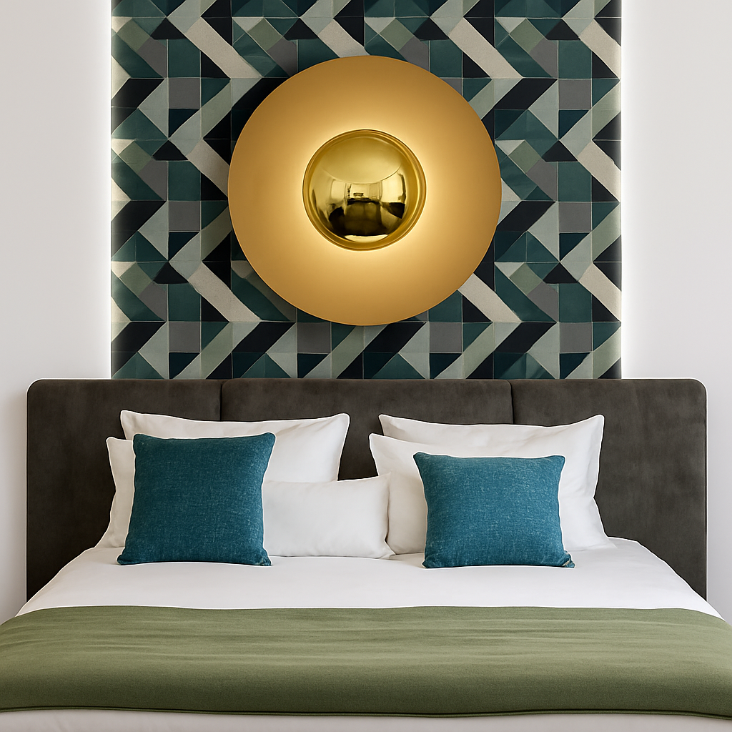 applique murale moderne ronde design loft nordique éclairage intérieur - vue 7 sur 12