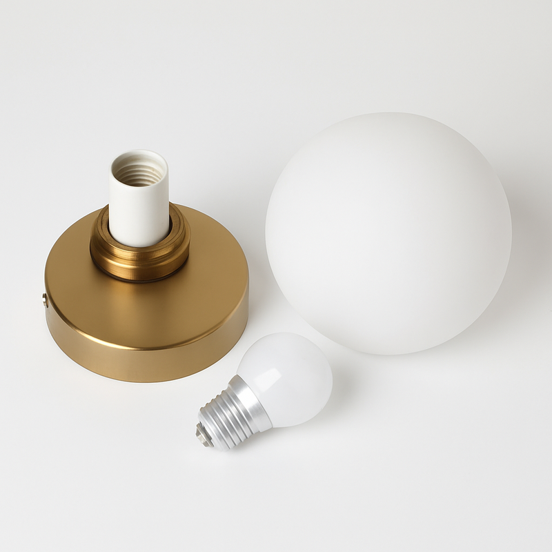 applique murale morden en verre nordique pour décoration