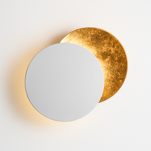 applique murale nordique lune éclipse ronde rotative décoration maison