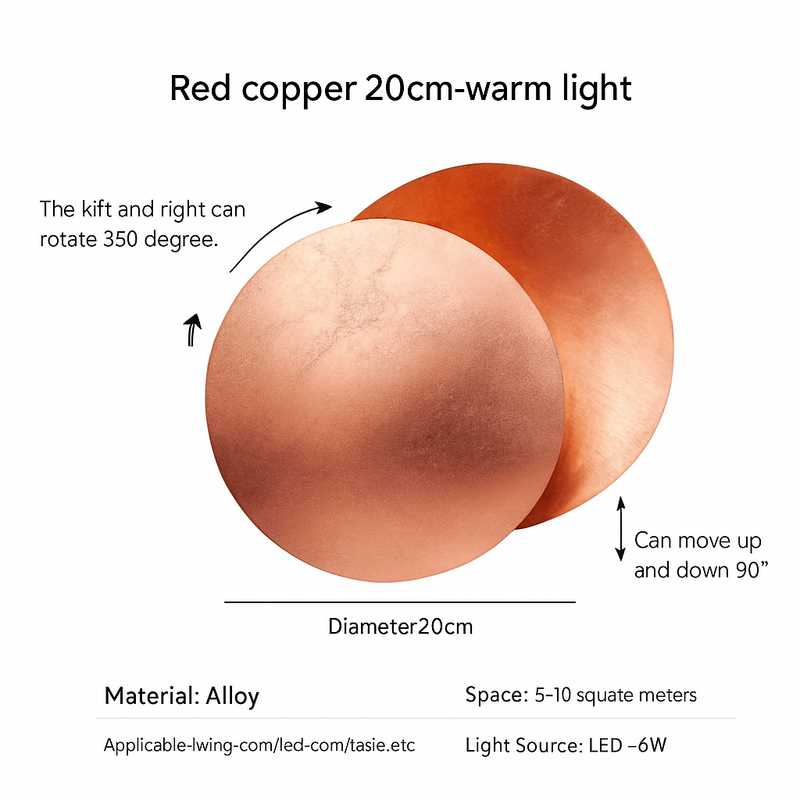 applique murale nordique lune éclipse ronde rotative décoration maison