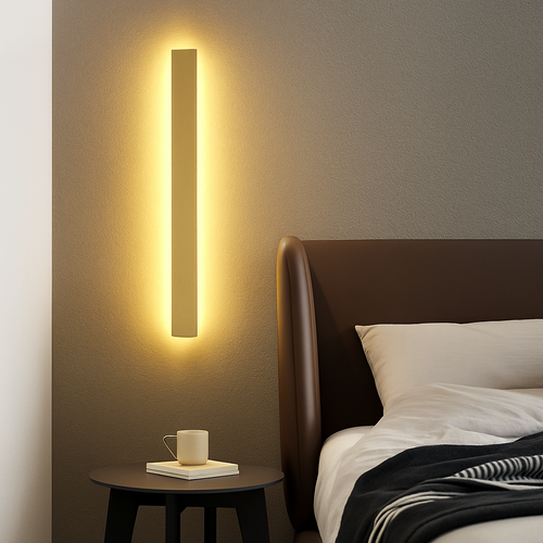 applique murale nordique minimaliste moderne lampe linéaire créative de luxe - vue 4 sur 14