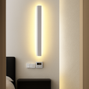 applique murale nordique minimaliste moderne lampe linéaire créative de luxe