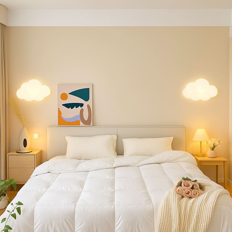 applique murale nuage et étoile pour chambre enfant