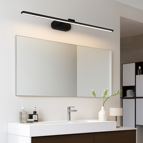 applique murale réglable 180 degrés pour miroir de toilette - vue 2 sur 12